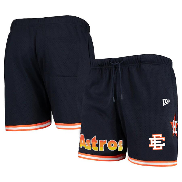 Men's Houston Astros Navy Mesh Shorts 001